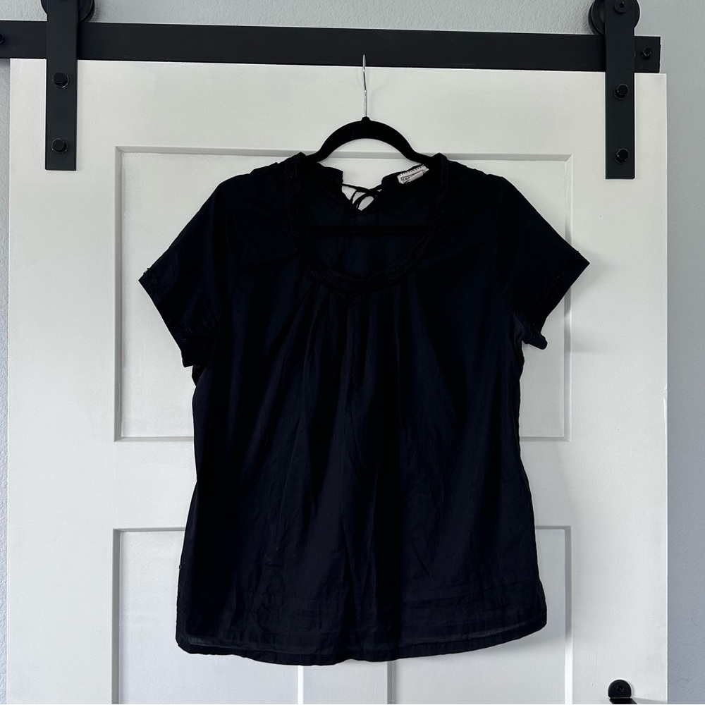 Converse One Star XL cotton black shirt